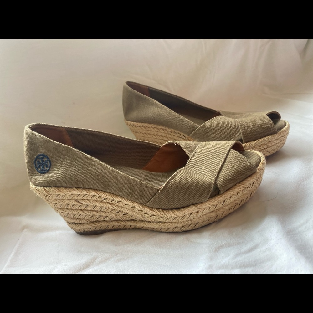 Tory Burch Espadrille Wedge brown Sandal